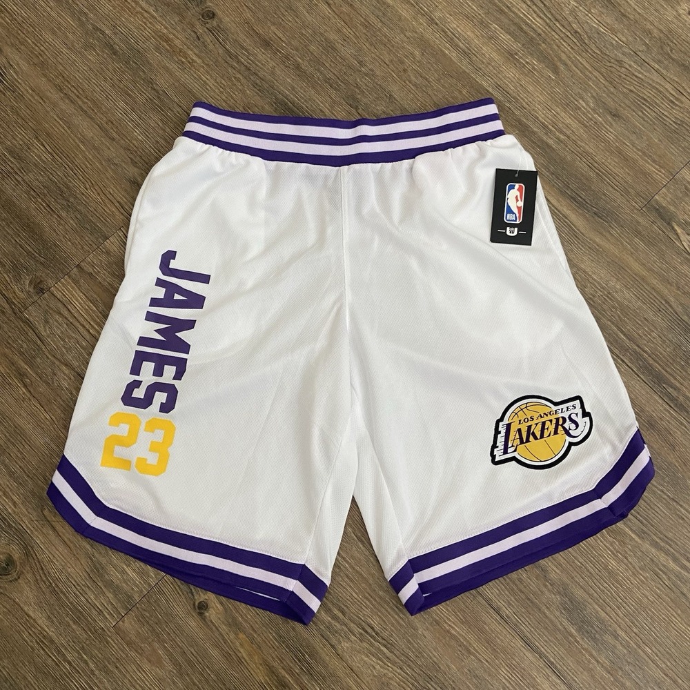 Lebron James Los Angeles LA Lakers UNK‎ NBA shorts Men Size Large L